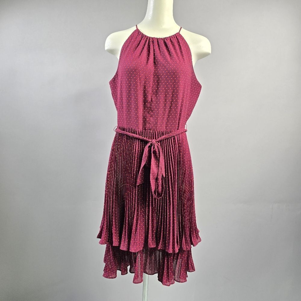 Ann Taylor Berry High Low Dress R8